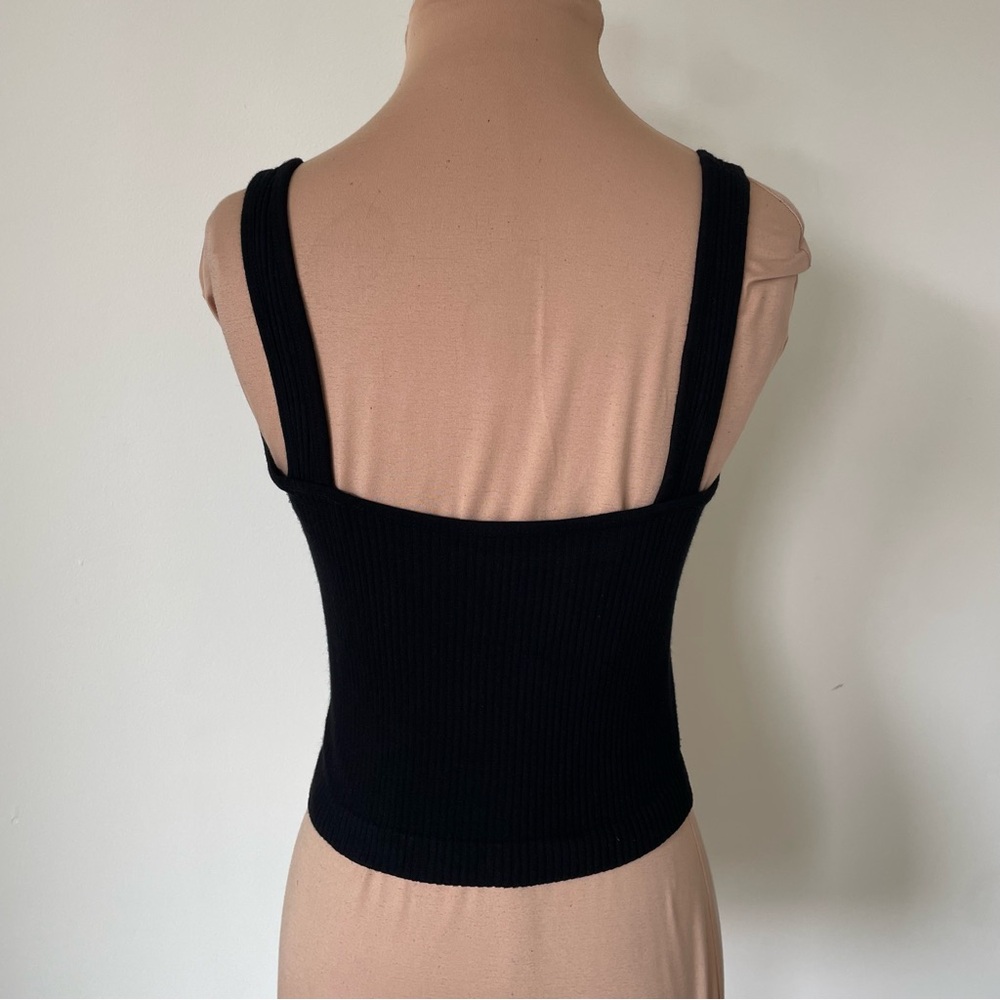 Free People Intimately Solid Rib Black Brami Bra … - image 7